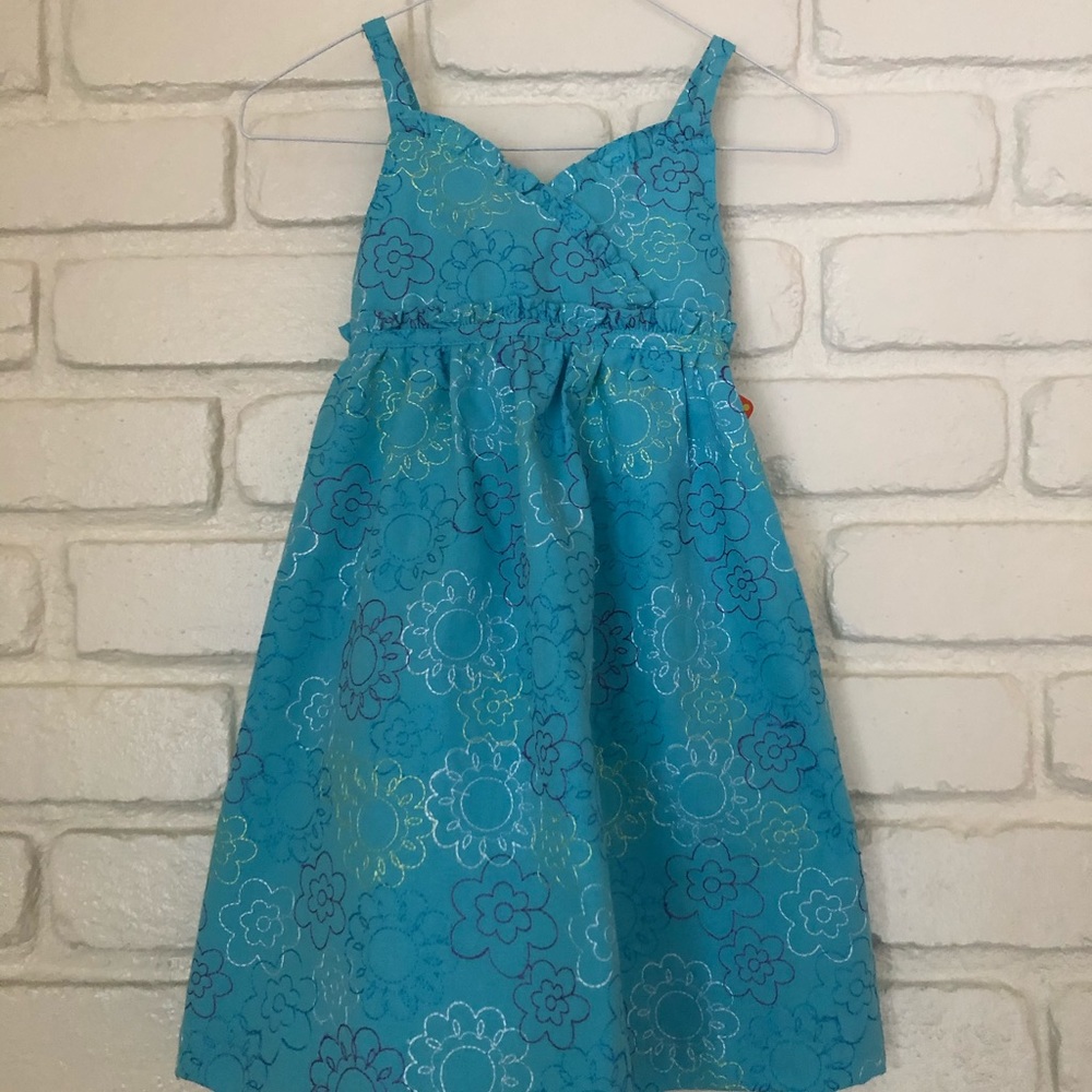 A Penelope Mack blue dress. Size 3t.
